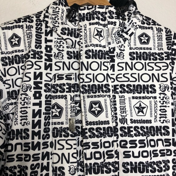 SOLD Sessions Snowboard Ski Jacket Insulated - Picture 8 of 12